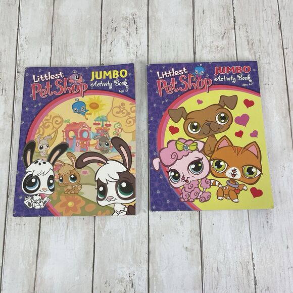 Littlest Pet Shop Jumbo Coloring And Activity  Books Lot Of 2 - Unused -… - Picture 1 of 13